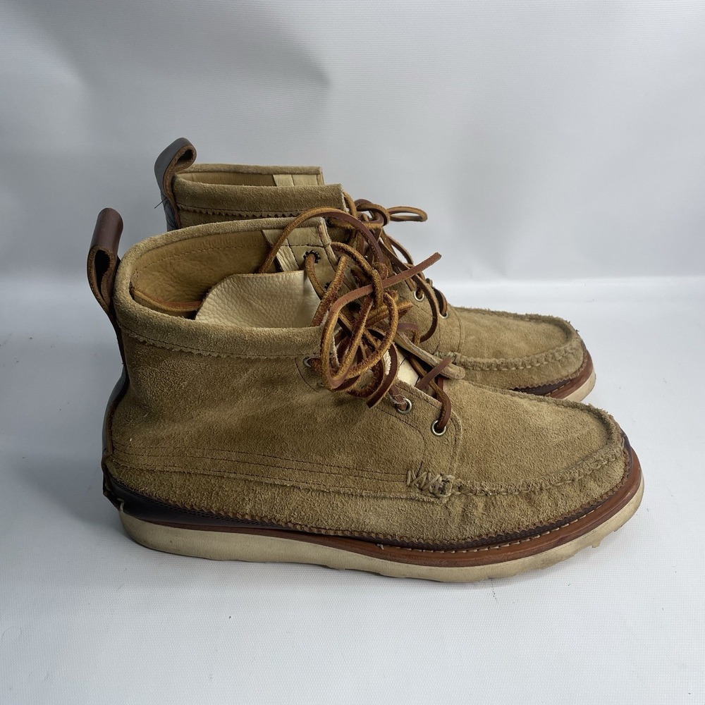 Yuketen Maine Guide 6 Eye Suede Leather Boots EXCELLENT Shape Size M12E